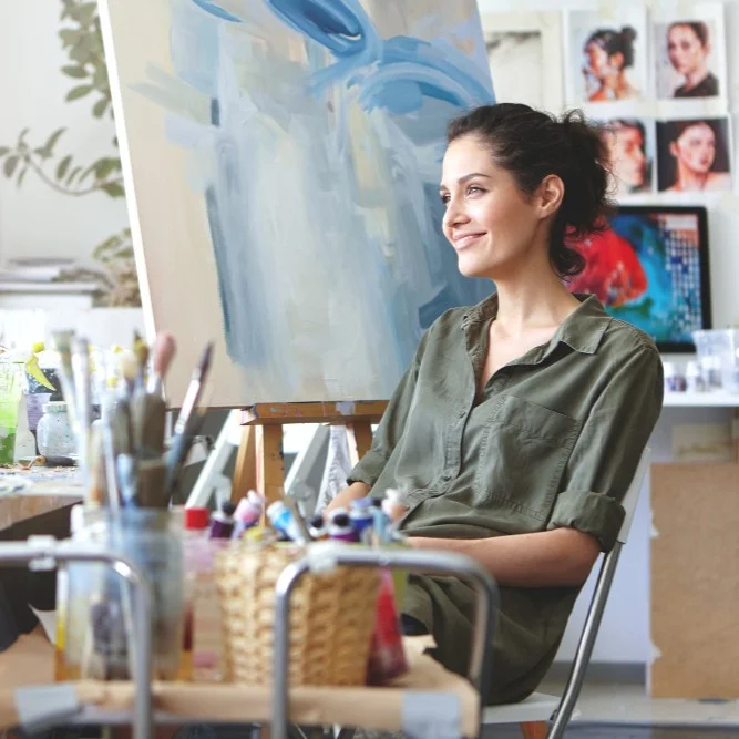 business owner smiling